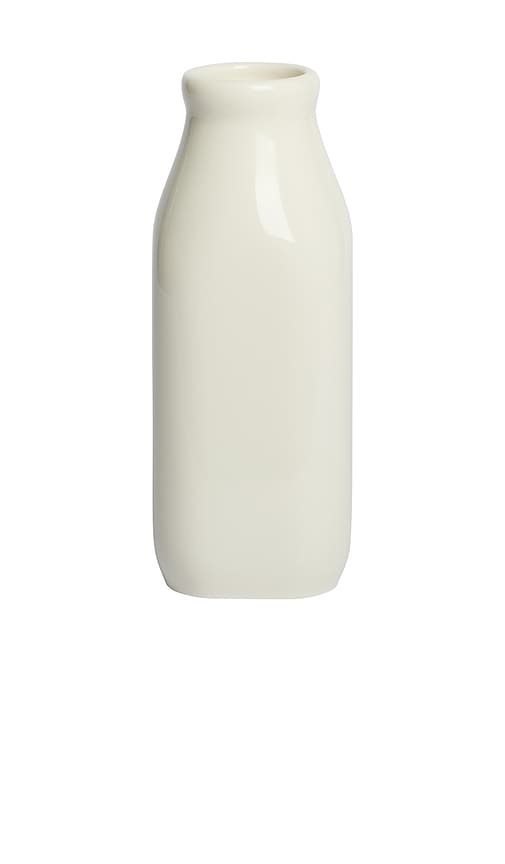 Fishs Eddy Milk Jug In White