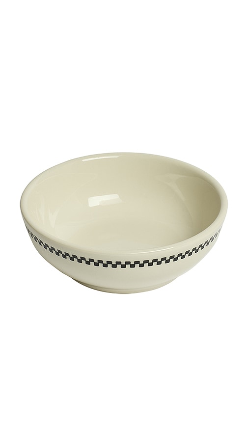  Fish's Eddy Checkerboard Bowl In Cream. 