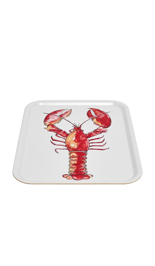  Fish's Eddy Shelly Lobster Tray In White. 