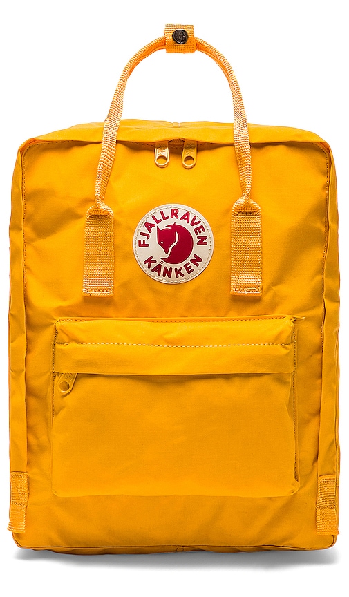 kanken bag yellow