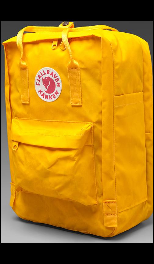 warm yellow kanken