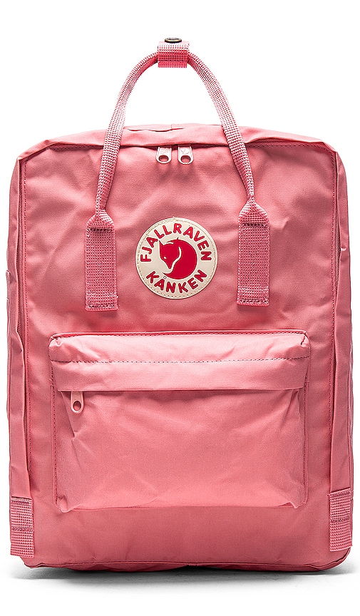 fjallraven kanken pink and grey