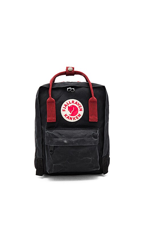 fjallraven kanken mini black ox red