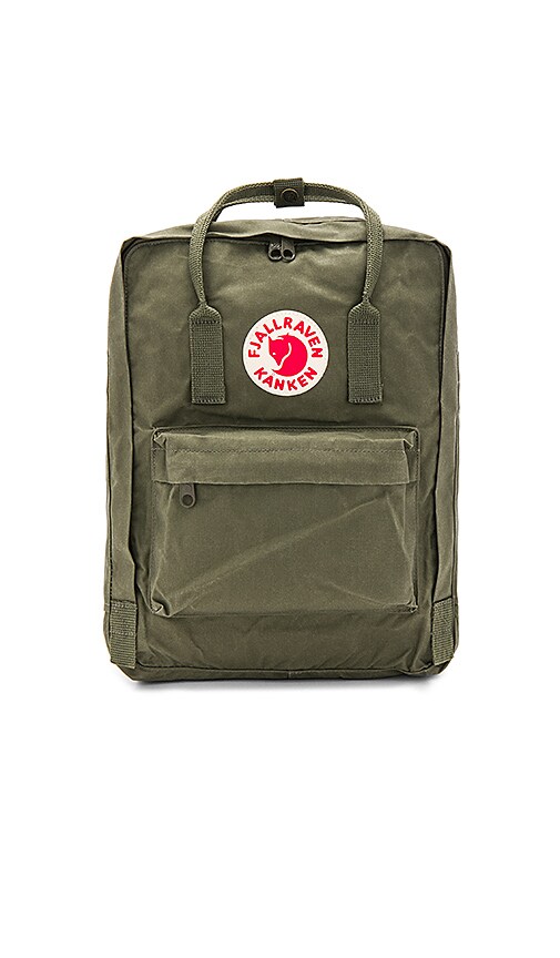 fjallraven kanken army green