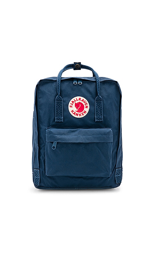 fjallraven kanken royal blue pinstripe backpack