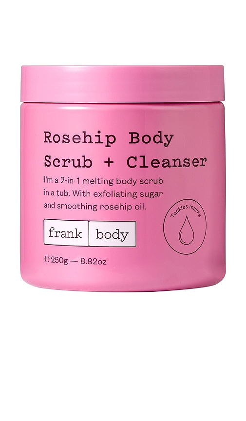 frank body Rosehip Body Scrub + Cleanser 250g in Beauty: NA.