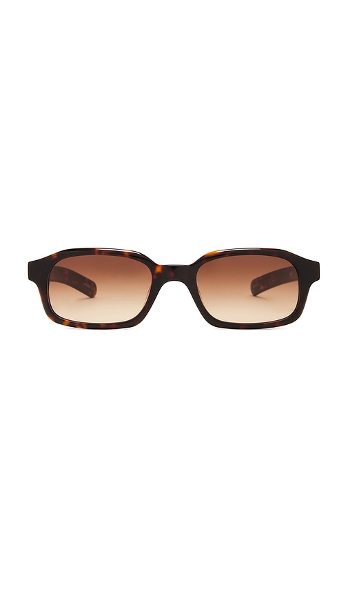 Flatlist Hanky Sunglasses in Dark Tortoise & Brown Gradient