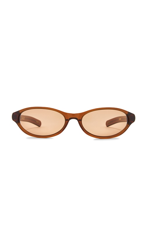Flatlist サングラス - Crystal Brown & Brown Lens | REVOLVE