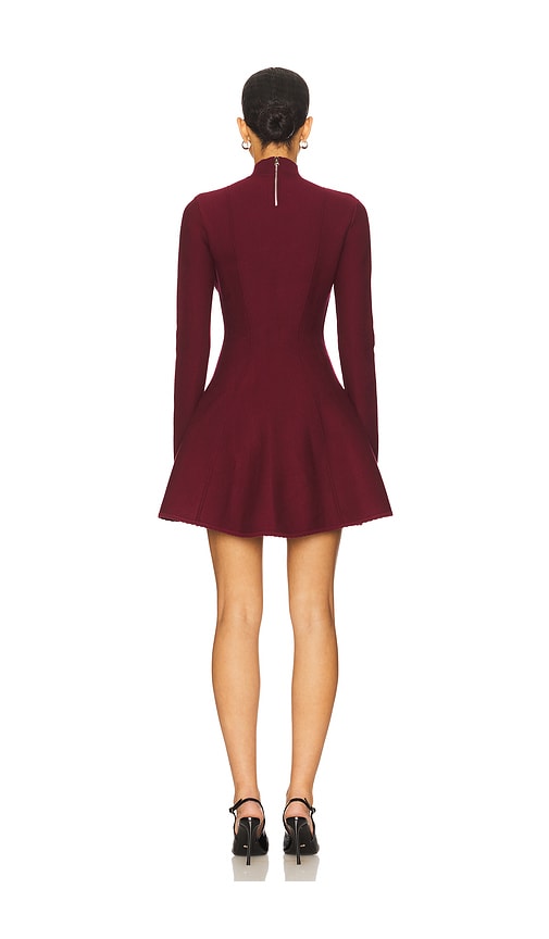  Fleur Du Mal Langärmliges Ausgestelltes Korsettkleid In Red. Größe S. Also In Xs, M. 