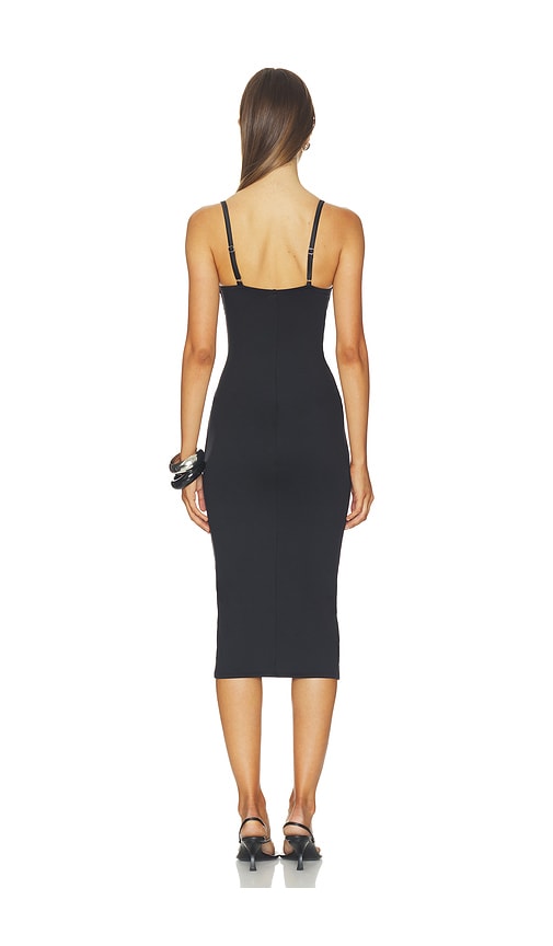fleur du mal Le Stretch Micro U-plunge Midi Dress | Thumbnail 3