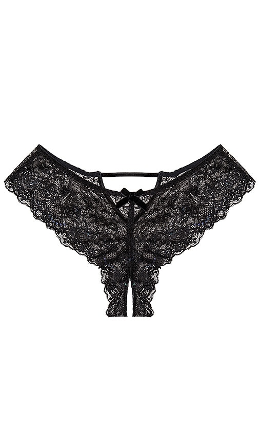 Leavers Lace Crotchless Panty Leavers Lace Crotchless Panty