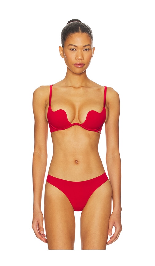 Le Stretch Micro Seduce U-plunge Bra in Red. - size 32B (also in 32C, 32D, 34B, 34C, 34D, 36B, 36C, 36D) - fleur du mal - Modalova