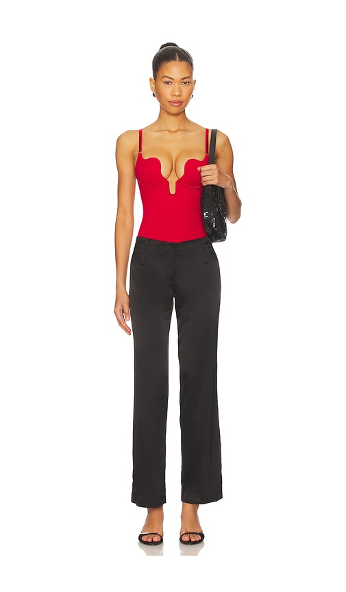 fleur du mal Le Stretch Micro Seduce U-plunge Bodysuit | Thumbnail 3