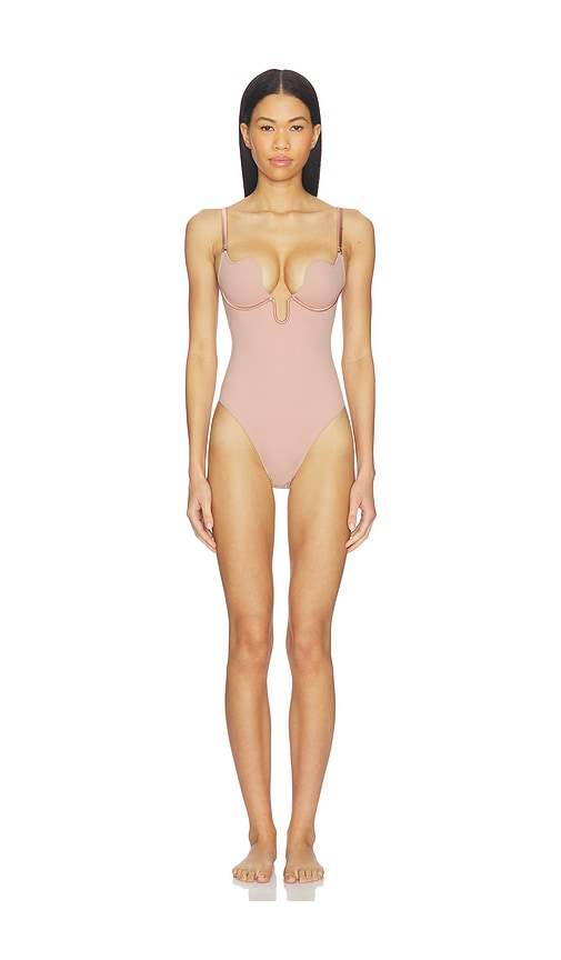 fleur du mal Le Stretch U-plunge Bodysuit