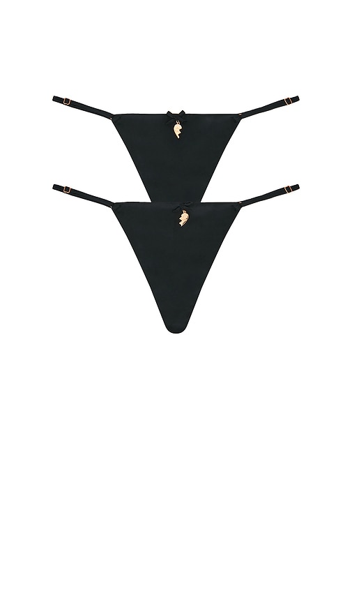 fleur du mal Best Friends Charm Luxe V-string