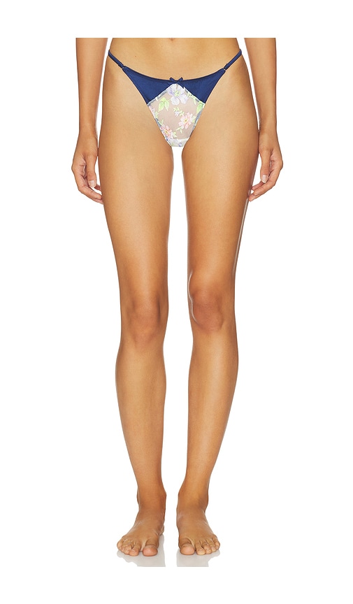 fleur du mal Delara Embroidered Thong