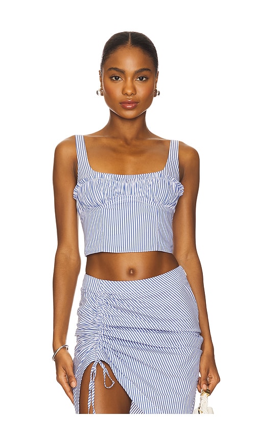 Poplin Bustier Top in . Size 2 - fleur du mal - Modalova