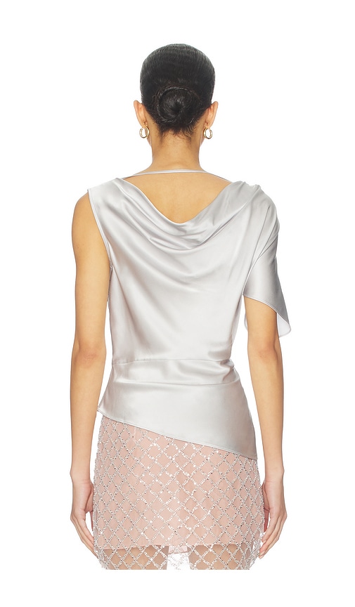  Fleur Du Mal Asymmetrisches Seidentop In White. Größe S. Also In M. 