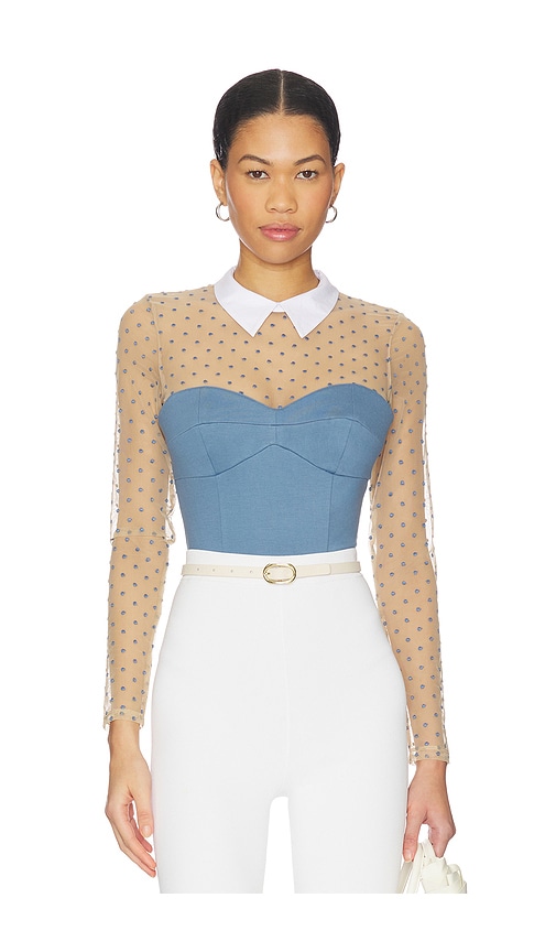 fleur du mal Collared Bodysuit