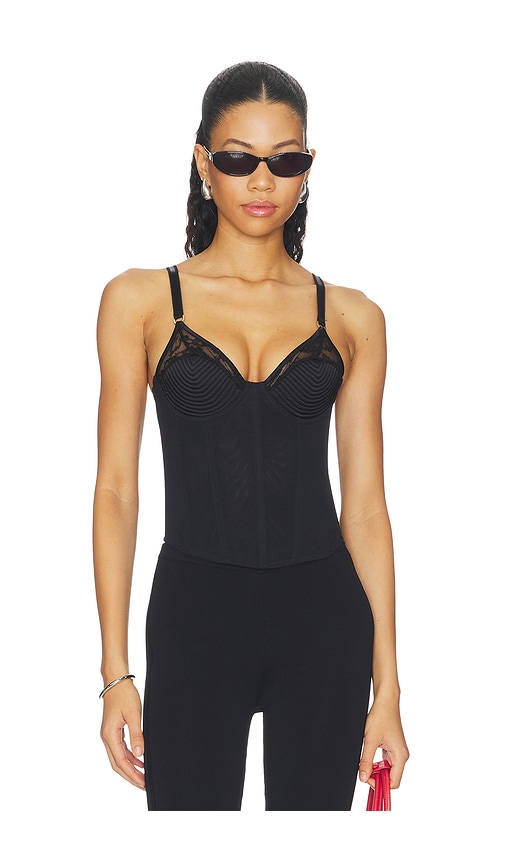 fleur du mal Topstitch Bebe Bra Bustier Top