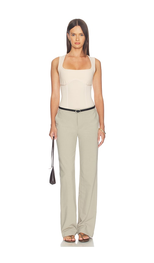 fleur du mal Organic Cotton Scoop Neck Bodysuit | Thumbnail 5