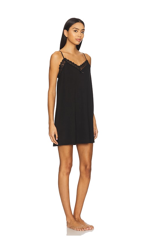 Flora Nikrooz Maven Chemise With Lace In Black