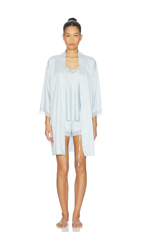 Flora Nikrooz Sonia Wrap & Cami Set With Lace