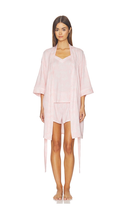 Flora Nikrooz Martha Printed Knit Travel Set