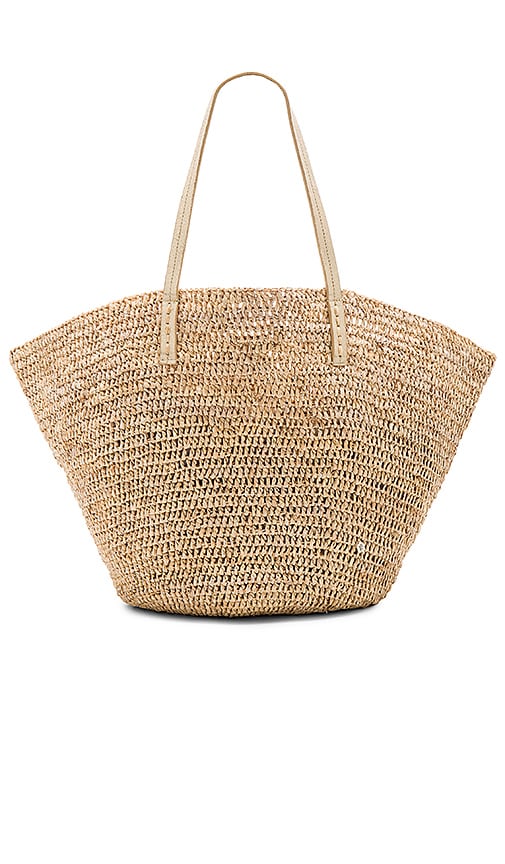 florabella Sapelo Tote in Almond Silver