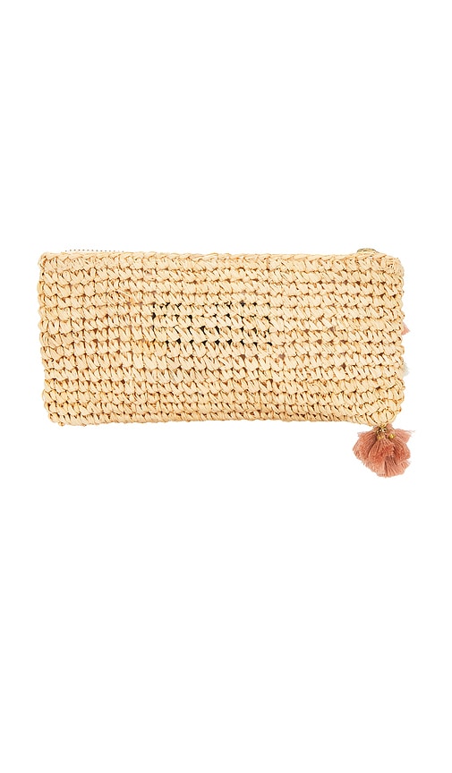florabella Alegre Crochet Raffia Clutch | Thumbnail 2