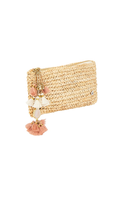 florabella Alegre Crochet Raffia Clutch | Thumbnail 3