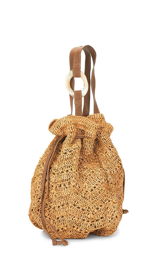 florabella Antilles Crochet Raffia And Leather Tote Bag | Thumbnail 3 florabella Antilles Crochet Raffia And Leather Tote Bag | Thumbnail 3
