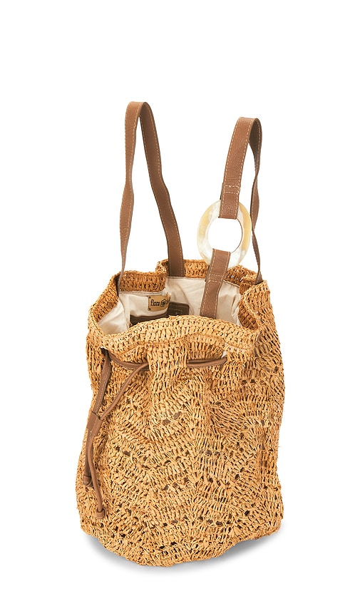 florabella Antilles Crochet Raffia And Leather Tote Bag | Thumbnail 4 florabella Antilles Crochet Raffia And Leather Tote Bag | Thumbnail 4