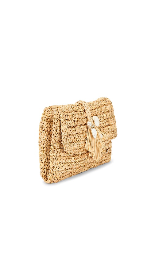 florabella Chastanet Crochet Raffia Clutch | Thumbnail 3 florabella Chastanet Crochet Raffia Clutch | Thumbnail 3