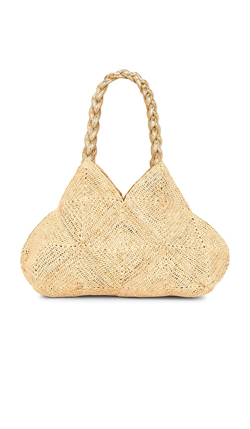 florabella Foggia Crochet Raffia And Leather Tote Bag | Thumbnail 2 florabella Foggia Crochet Raffia And Leather Tote Bag | Thumbnail 2