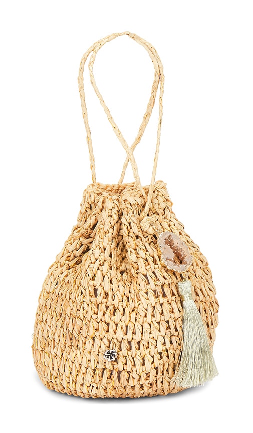 florabella Stintino Hand Crochet Raffia Wristlet | Thumbnail 3 florabella Stintino Hand Crochet Raffia Wristlet | Thumbnail 3