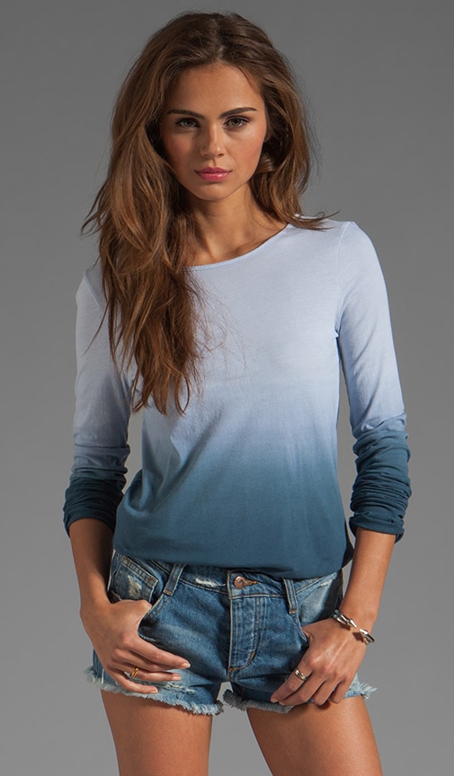 Dip Dye Long Sleeve Tee