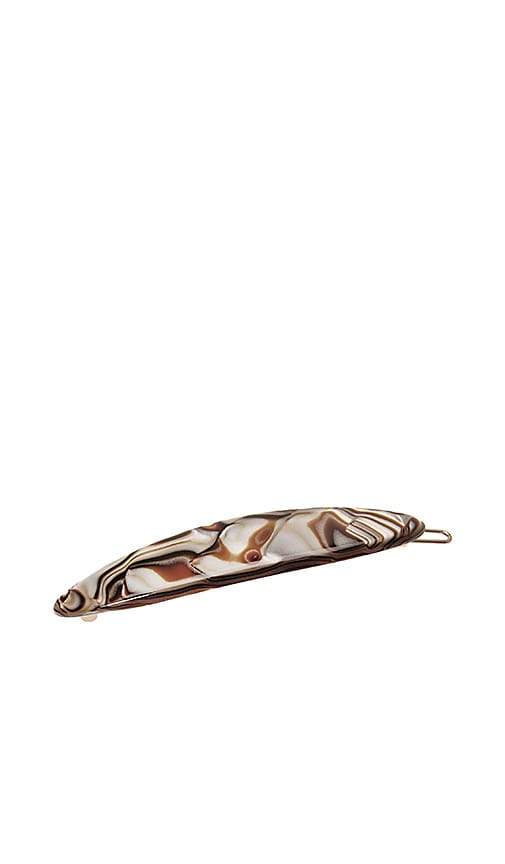 Oblong Tige Boule Barrette