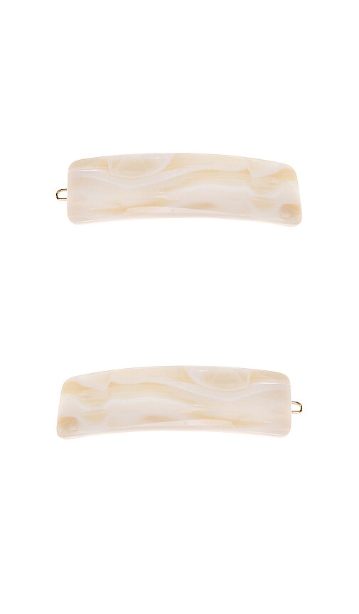Wide Tige Boule Barrette