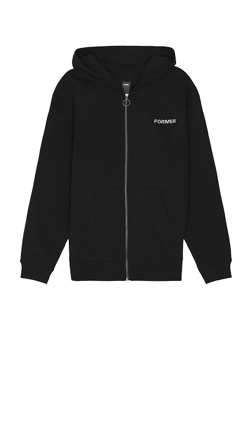 Shop Former Clippings Hoodie In Black