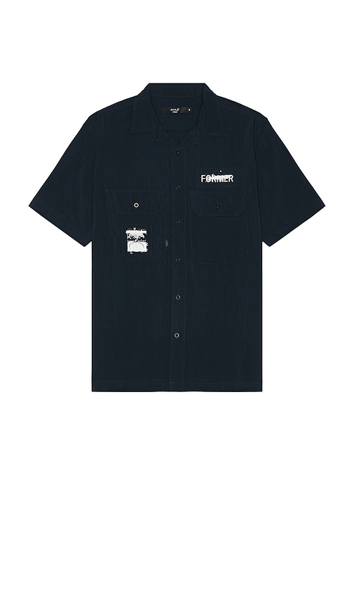 Shop Former Scratched Work Shirt In Cadet