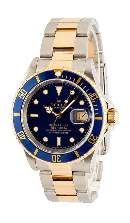 Bob's Watches Rolex 40Mm Submariner 16613 in Two Tone Blue 
