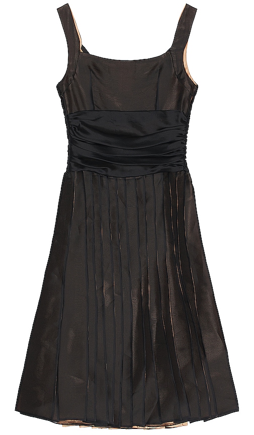 Fwrd Renew Celine Silk Dress In 黑色