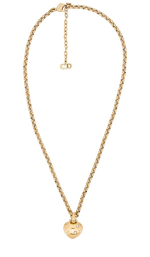 Dior Silver Heart Pendant Necklace Silvery Metal ref.183722 - Joli Closet