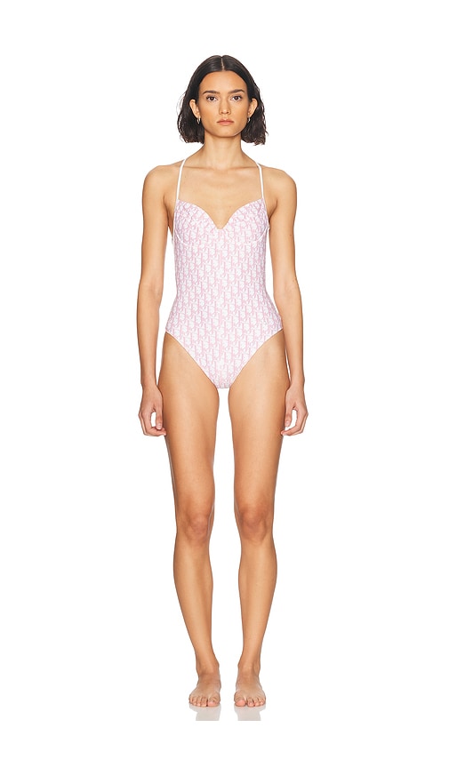 ★rolarola★ RIBBON FLOWER ONEPIECE SWIMSUIT PINK 로라로라
