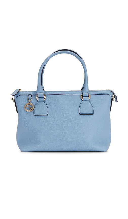 FWRD Renew Gucci Interlocking G Charmy Handbag in Blue.