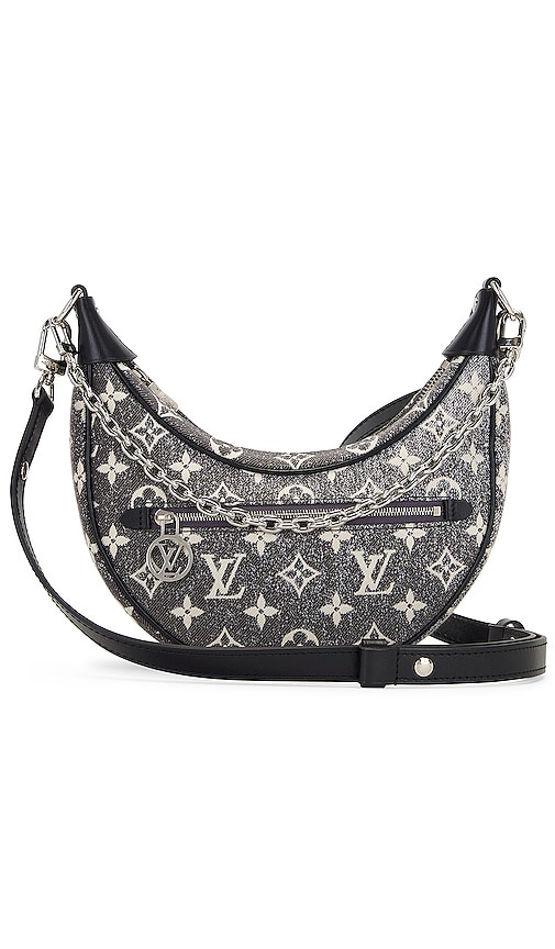 FWRD Renew Louis Vuitton Loop Monogram Jacquard Shoulder Bag in