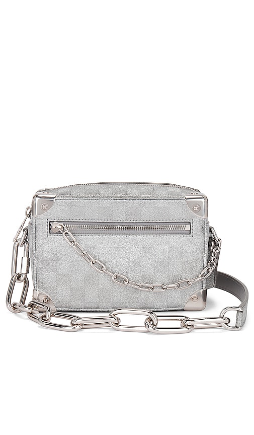 FWRD Renew Louis Vuitton Flap Messenger Guri Bag in Grey