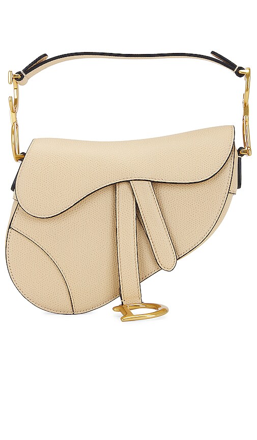 FWRD Renew Dior Saddle Pochette Bag in Denim