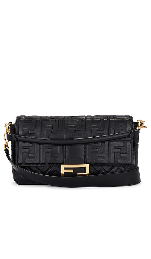 FWRD Renew Gucci Tom Ford Giant Horsebit Shoulder Bag in Black